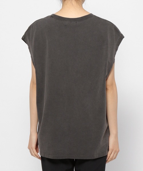 yuw（ユウ）の「ＰＲＩＮＴ　ＦＳ　ＴEE　278645（Tシャツ/カットソー・レディース・オフホワイト/ブラック/ベージュ・FREE）」の12枚目の写真