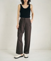 4youstory | 【4youstory】リネンライクルーズストレートパンツ(スラックス)