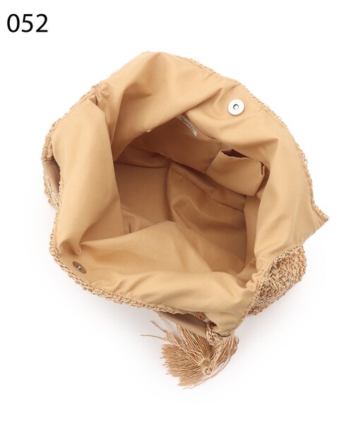 SHOO・LA・RUE(シューラルー)の「◆ワンショルニットバッグ(ショルダーバッグ・レディース・ブラック/オレンジ系その他5/ベージュ/ライトグリーン・00)」の11枚目の写真