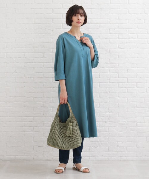 SHOO・LA・RUE(シューラルー)の「◆ワンショルニットバッグ(ショルダーバッグ・レディース・ブラック/オレンジ系その他5/ベージュ/ライトグリーン・00)」の17枚目の写真