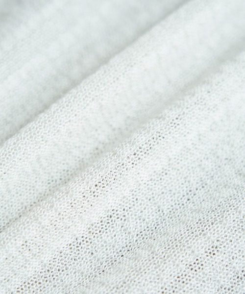 ROPE' PICNIC（ロペピクニック）の「シアーブークレーギャザーニットプルオーバー（ニット/セーター・レディース・ライトグリーン/オフホワイト/ブラック/パープル・38）」の12枚目の写真