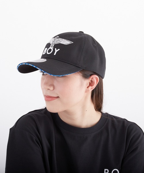 BOY LONDON(ボーイロンドン)の「【BOY LONDON】EAGLE BOY COTTON CAP(キャップ・メンズ・ブラック・M)」の2枚目の写真