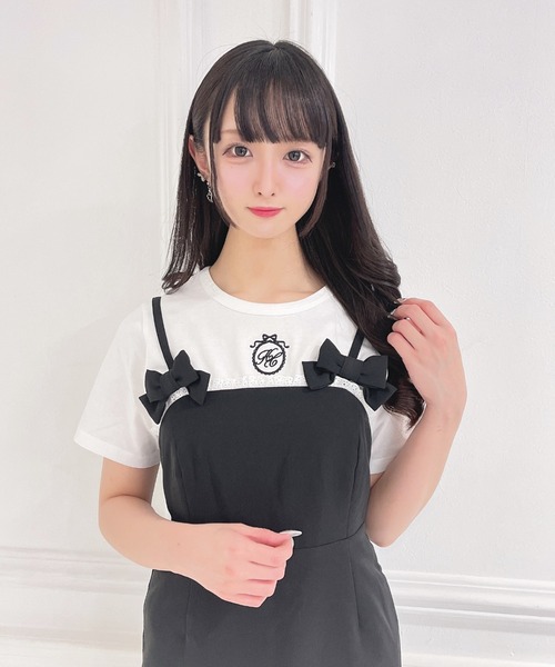 Honey Cinnamon（ハニーシナモン）の「リボンキャミワンピース