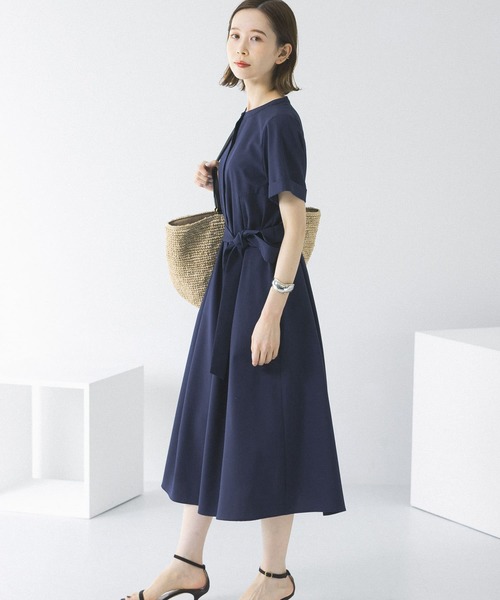 美品アーバンリサーチロッソ定価1.6万エアリーシャツワンピースふんわりゆったり URBAN RESEARCH ROSSO（アーバンリサーチロッソ）の「ドット