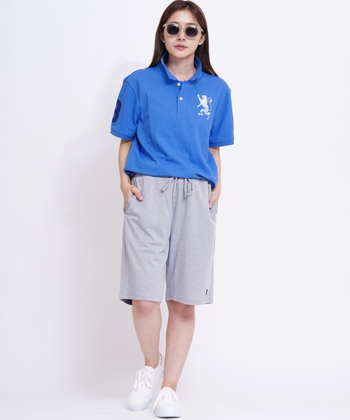 GIORDANO（ジョルダーノ）の「[GIORDANO] ライオン刺繍ダブルニットショーツ (ユニセックス)（スウェットパンツ・レディース・レッド/ブラック系その他2/ベージュ/ネイビー系/ダークグレー/グレー/ダークグリーン・LARGE/X-LARGE/SMALL/MEDIUM）」の20枚目の写真