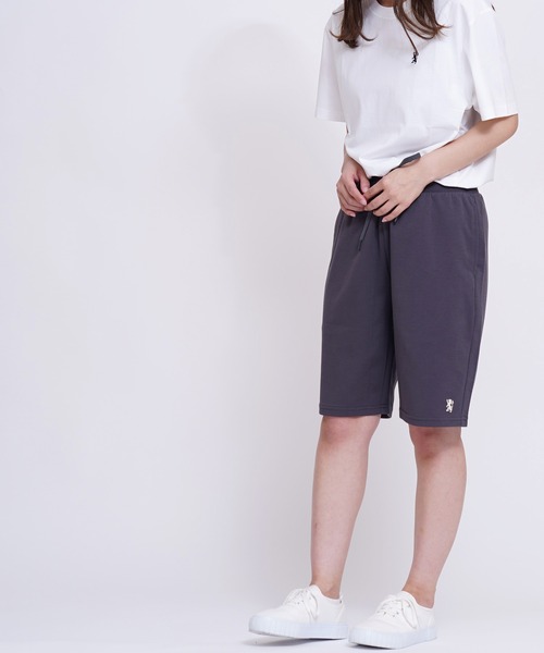 GIORDANO（ジョルダーノ）の「[GIORDANO] ライオン刺繍ダブルニットショーツ (ユニセックス)（スウェットパンツ・レディース・レッド/ブラック系その他2/ベージュ/ネイビー系/ダークグレー/グレー/ダークグリーン・LARGE/X-LARGE/SMALL/MEDIUM）」の13枚目の写真