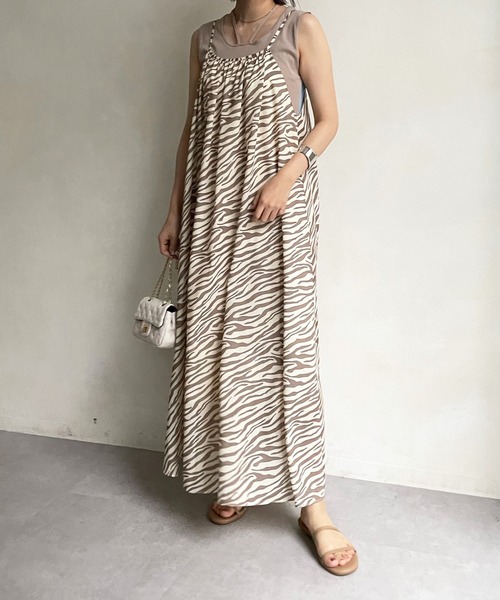 DouDou（ドゥドゥ）の「2WAYタンク（タンクトップ・レディース・ブラック/ベージュ/オフホワイト・FREE）」の11枚目の写真