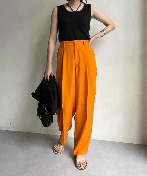 DouDou（ドゥドゥ）の「2WAYタンク（タンクトップ・レディース・ブラック/ベージュ/オフホワイト・FREE）」の20枚目の写真