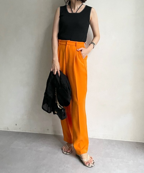 DouDou（ドゥドゥ）の「2WAYタンク（タンクトップ・レディース・ブラック/ベージュ/オフホワイト・FREE）」の21枚目の写真