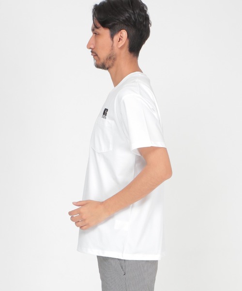 Russell Athletic（ラッセルアスレティック）の「RUSSELL ATHLETIC ラッセル アスレチック ドライパワーポケTシャツ（Tシャツ/カットソー・メンズ・ホワイト/ブラック/ベージュ/グリーン・S/M/L/XL）」の15枚目の写真