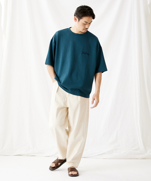 JOURNAL STANDARD(ジャーナルスタンダード)の「【TENPLA&Co】フワット テェーシャツ(Tシャツ/カットソー・メンズ・ネイビー/グレー/イエロー/グリーン/ホワイト系その他・MEDIUM/LARGE)」の12枚目の写真