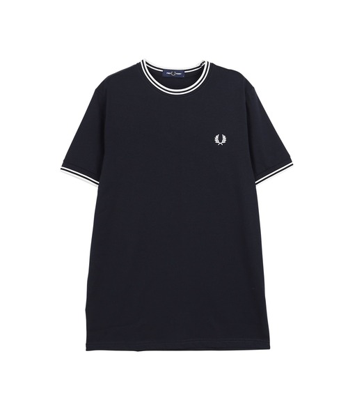 FRED PERRY（フレッドペリー）の「FRED PERRY フレッドペリー TWIN TIPPED メンズ 半袖 Tシャツ（Tシャツ/カットソー・メンズ・ホワイト/ブラック/ネイビー・MEDIUM/LARGE/SMALL/X-LARGE）」の11枚目の写真
