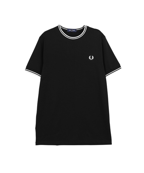 FRED PERRY（フレッドペリー）の「FRED PERRY フレッドペリー TWIN TIPPED メンズ 半袖 Tシャツ（Tシャツ/カットソー・メンズ・ホワイト/ブラック/ネイビー・MEDIUM/LARGE/SMALL/X-LARGE）」の10枚目の写真