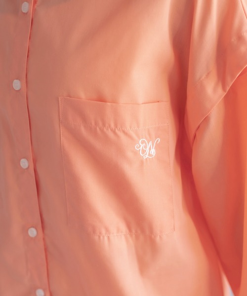 OLIVE des OLIVE（オリーブデオリーブ）の「肩開きシャツ（シャツ/ブラウス・レディース・オフホワイト/ピンク/オレンジ/ラベンダー・FREE）」の12枚目の写真