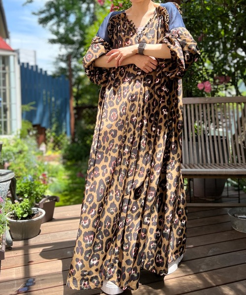 AVIE（アビィ）の「【AVIE×LUCA】レオパードプリントマキシドレス  