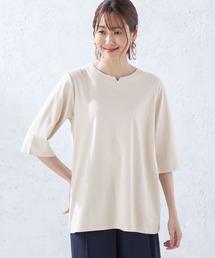 DECOY SINCE 1981（デコイシンスイチキュウハチイチ）の「【接触冷感】スムースチュニック（Tシャツ/カットソー）」