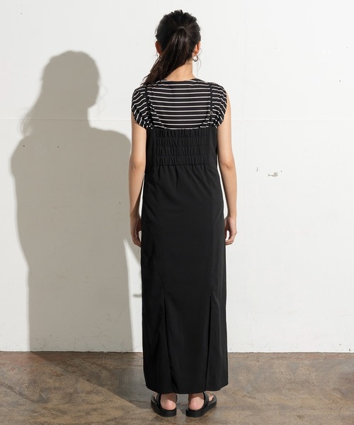 クレープマーメイドキャミワンピース