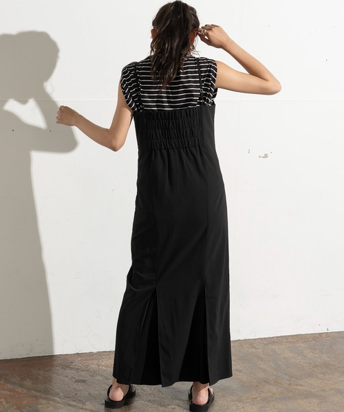 クレープマーメイドキャミワンピース