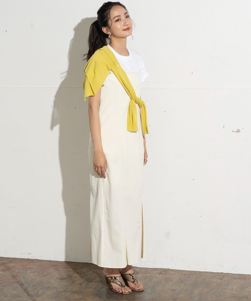 クレープマーメイドキャミワンピース