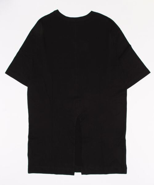 Samansa Mos2 blue（サマンサモスモスブルー）の「チュニックTシャツ（Tシャツ/カットソー・レディース・ライトベージュ/チャコール/ブラック・ﾌﾘ-）」の5枚目の写真