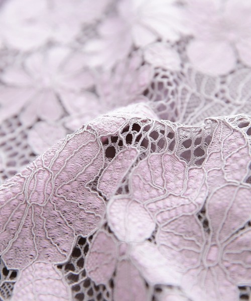 somari imagination（ソマリ イマジネーション）の「『レース切替カットソーポロシャツ』（ポロシャツ・レディース・ネイビー/グレー・1/2）」の16枚目の写真