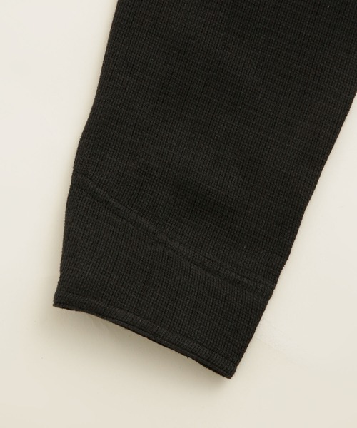 NANO universe（ナノユニバース）の「LB.03/コットンリネンパナマ エンジニアジャケット（ノーカラージャケット・メンズ・ブラック/オートミール・M/L）」の13枚目の写真