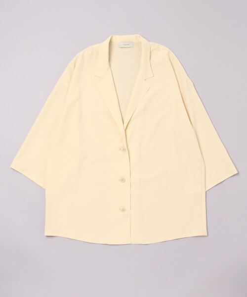 Toironier（トワロニエ）の「Toironier(トワロニエ ) 　シャツジャケット（その他アウター・レディース・アイボリー/ネイビー・F）」の13枚目の写真