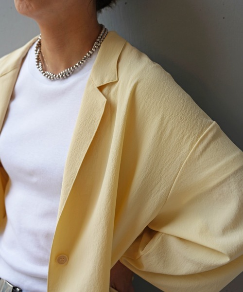 Toironier（トワロニエ）の「Toironier(トワロニエ ) 　シャツジャケット（その他アウター・レディース・アイボリー/ネイビー・F）」の11枚目の写真