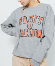 FRUIT OF THE LOOM | FRUIT OF THE LOOM/フルーツオブザルーム FTL×ROOP TOKYO 別注 カレッジロゴトレーナー(スウェット)