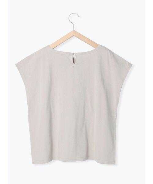 Samansa Mos2（サマンサ モスモス）の「レースチュール付フレンチ袖カットソー（Tシャツ/カットソー・レディース・ブラック/グレー/キナリ・ﾌﾘ-）」の20枚目の写真