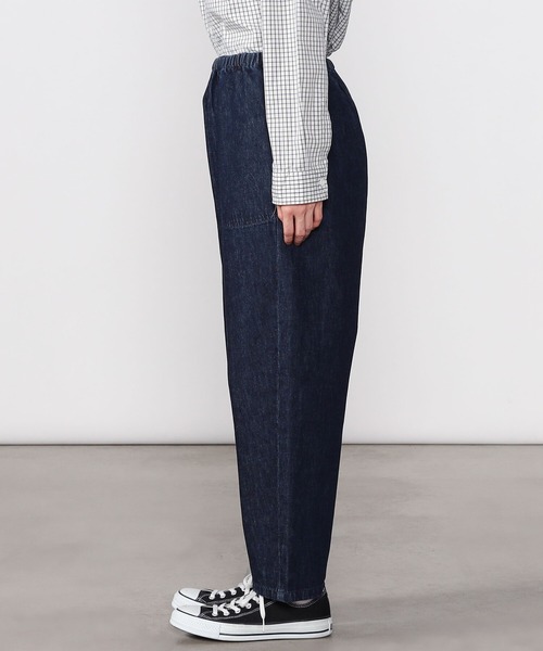 DANTON（ダントン）の「DANTON | デニム イージーパンツ WOMEN（デニムパンツ・レディース・インディゴブルー・36）」の11枚目の写真