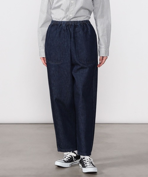 DANTON（ダントン）の「DANTON | デニム イージーパンツ WOMEN（デニムパンツ・レディース・インディゴブルー・36）」の12枚目の写真