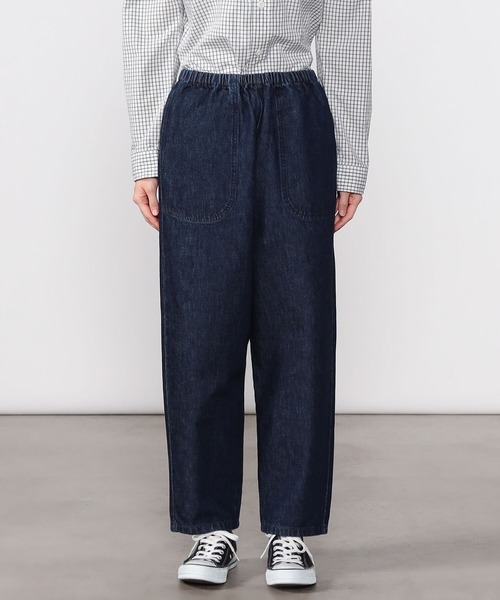 DANTON（ダントン）の「DANTON | デニム イージーパンツ WOMEN（デニムパンツ・レディース・インディゴブルー・36）」の13枚目の写真