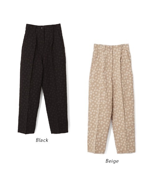 flower（フラワー）の「メニーブルームパンツ（その他パンツ・レディース・ブラック/ベージュ・FREE）」の5枚目の写真
