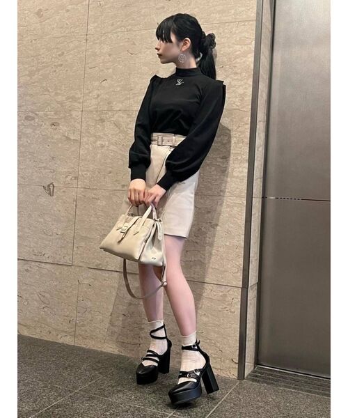 EATME（イートミー）の「レース編みソックス（ソックス/靴下・レディース・ブラック/オフホワイト・FREE）」の20枚目の写真