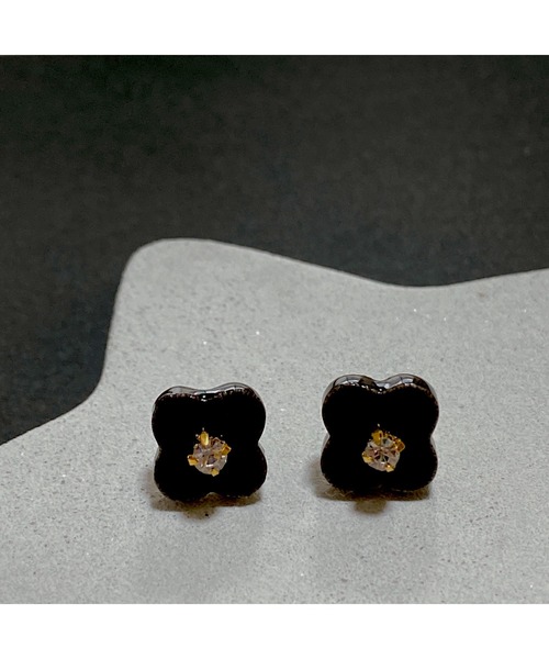 tone(トーン)の「【LoveAmooN】one small flower(MA)(ピアス(両耳用)・レディース・その他1/その他2/その他3/その他4/その他5/その他6/その他7/その他8/その他9/その他10/その他11/その他12/その他13/その他14/その他15・FREE)」の3枚目の写真