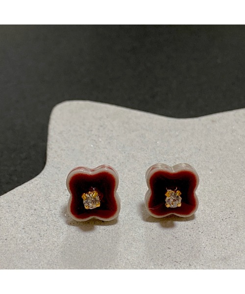 tone(トーン)の「【LoveAmooN】one small flower(MA)(ピアス(両耳用)・レディース・その他1/その他2/その他3/その他4/その他5/その他6/その他7/その他8/その他9/その他10/その他11/その他12/その他13/その他14/その他15・FREE)」の1枚目の写真