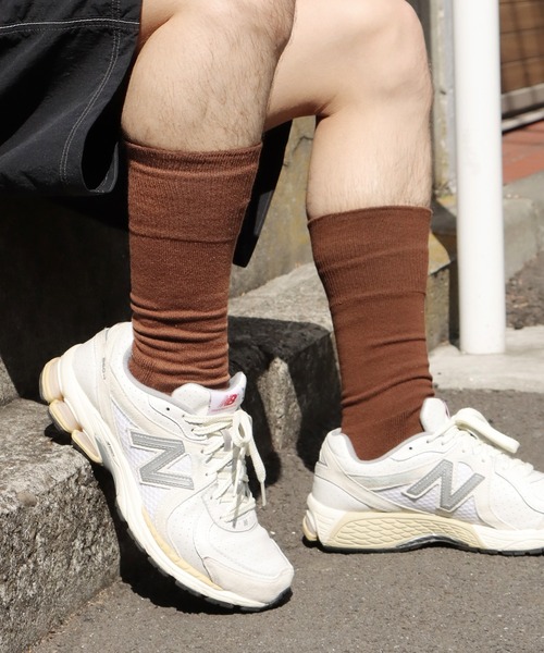 ROOPTOKYO（ループトウキョウ）の「NODAL/ノーダル NEW STANDARD SOCKS 足袋ソックス ワンポイント ロゴ（ソックス/靴下・メンズ・アイボリー/カーキ/グレイッシュブルー/ブラック/パープル/ネイビー/イエロー/ブラウン/レッド/ピンク/ヘザーグレー/ライトグリーン/ロイヤルブルー/ピンク系/ホワイト/グリーン/ベージュ・FREE）」の6枚目の写真