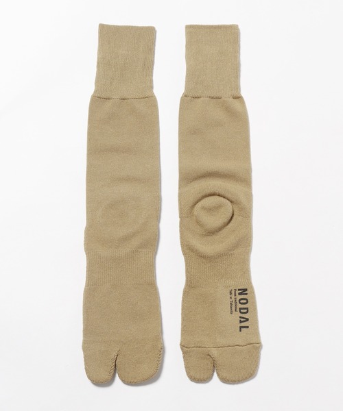 ROOPTOKYO（ループトウキョウ）の「NODAL/ノーダル NEW STANDARD SOCKS 足袋ソックス ワンポイント ロゴ（ソックス/靴下・メンズ・アイボリー/カーキ/グレイッシュブルー/ブラック/パープル/ネイビー/イエロー/ブラウン/レッド/ピンク/ヘザーグレー/ライトグリーン/ロイヤルブルー/ピンク系/ホワイト/グリーン/ベージュ・FREE）」の7枚目の写真