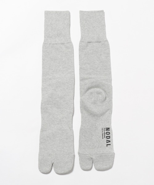 ROOPTOKYO（ループトウキョウ）の「NODAL/ノーダル NEW STANDARD SOCKS 足袋ソックス ワンポイント ロゴ（ソックス/靴下・メンズ・アイボリー/カーキ/グレイッシュブルー/ブラック/パープル/ネイビー/イエロー/ブラウン/レッド/ピンク/ヘザーグレー/ライトグリーン/ロイヤルブルー/ピンク系/ホワイト/グリーン/ベージュ・FREE）」の5枚目の写真