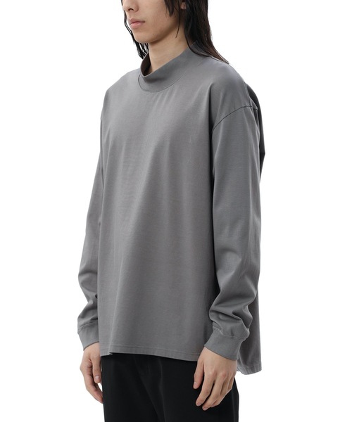 ATTACHMENT（アタッチメント）の「30//- スビン天竺 モックネック L/S