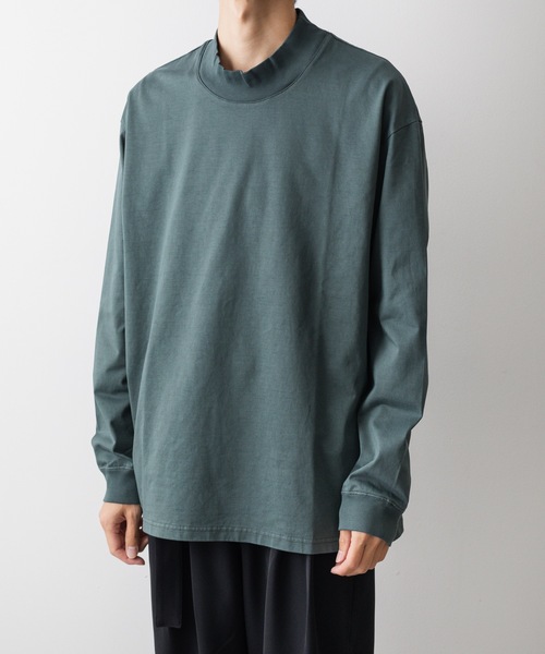2色セット　アタッチメント　ビン天竺 モックネック L/S TEE ATTACHMENT（アタッチメント）の「30//- スビン天竺 モック