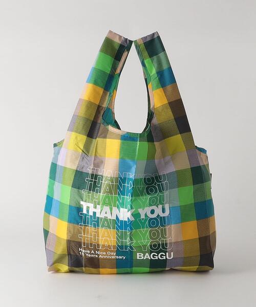 BAGGU（バグー）の「＜BAGGU（バグゥ）＞ STANDARD / 15周年記念モデル THANK YOU（2）（ショルダーバッグ・キッズ・ピンク/ケリー・FREE）」の2枚目の写真