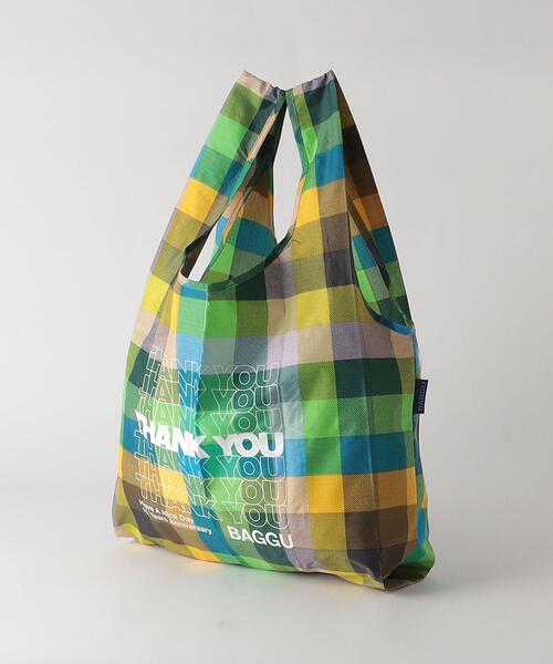 BAGGU（バグー）の「＜BAGGU（バグゥ）＞ STANDARD / 15周年記念モデル THANK YOU（2）（ショルダーバッグ・キッズ・ピンク/ケリー・FREE）」の3枚目の写真