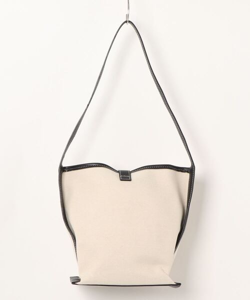 LAC-VERT（ラック・ヴェール）の「キャンバスベルトバッグ（トートバッグ・レディース・ブラック/ダークブラウン/ベージュ/ブラウン・FREE）」の6枚目の写真