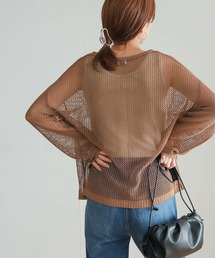 URBAN RESEARCH DOORS | メッシュKNITプルオーバー(ニット/セーター)