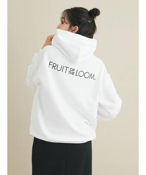 FRUIT OF THE LOOM（フルーツオブザルーム）の「【別注】FRUIT OF THE LOOM ロゴ フーディ　＊（パーカー・メンズ・ホワイト/ブラック/グレー・M/L/XL）」の10枚目の写真