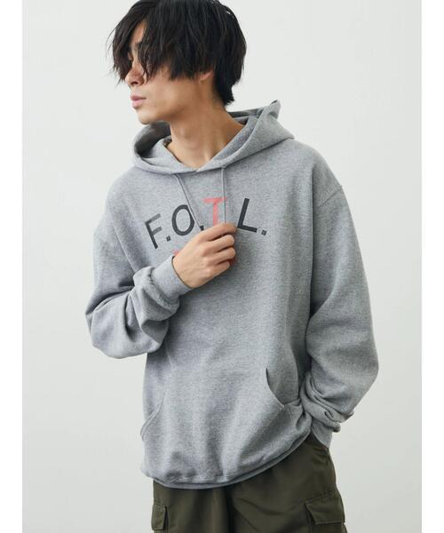 FRUIT OF THE LOOM（フルーツオブザルーム）の「【別注】FRUIT OF THE LOOM ロゴ フーディ　＊（パーカー・メンズ・ホワイト/ブラック/グレー・M/L/XL）」の14枚目の写真