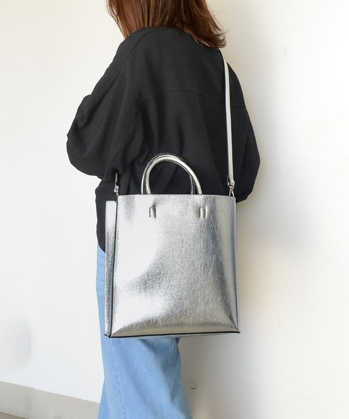 【セール】【A4サイズ収納可】 ソフトスクエアトートバッグ / 再入荷（トートバッグ）｜styiro（スタイロ）