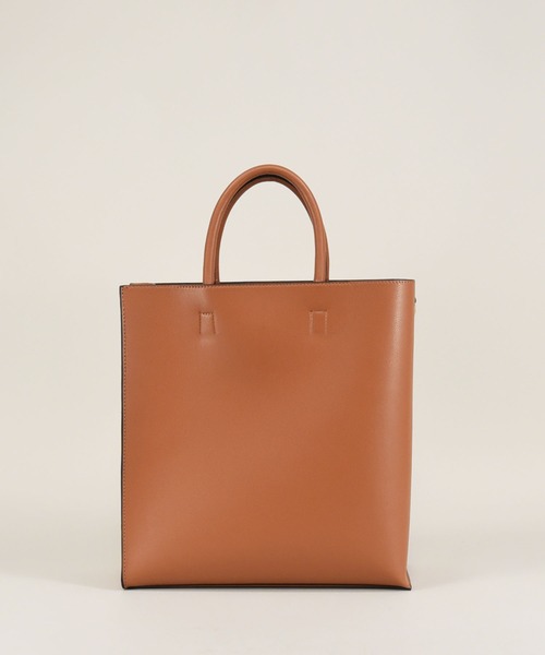 styiro（スタイロ）の「【A4サイズ収納可】 ソフトスクエアトートバッグ / 再入荷（ビジネスバッグ・レディース・ブラック/アイボリー/キャメル/ブラウン系その他/ベージュ系その他/シルバー・FREE）」の15枚目の写真